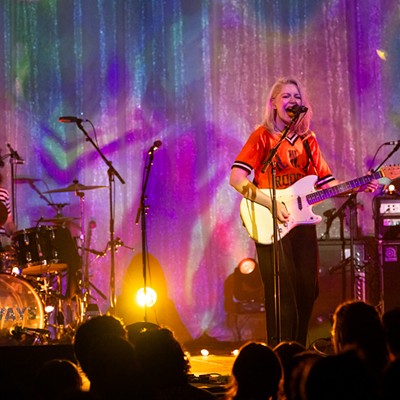 Photos of Alvvays and The Beths performing at The Knitting Factory on August 21, 2024