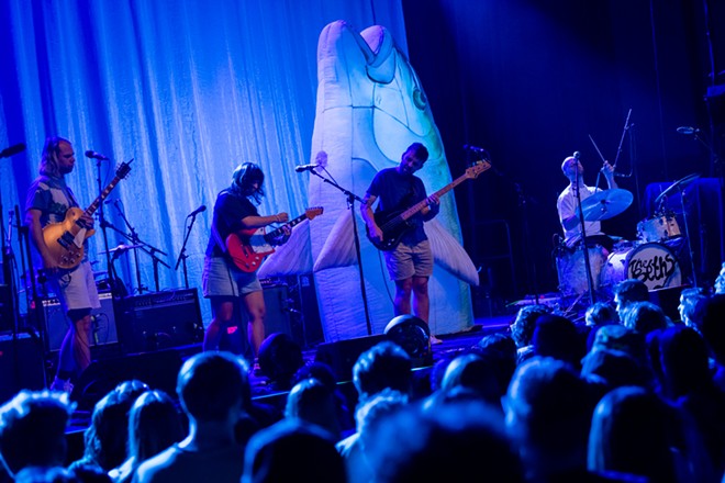 Photos of Alvvays and The Beths performing at The Knitting Factory on August 21, 2024