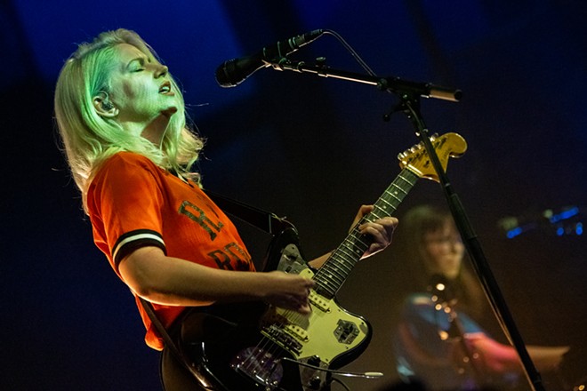 Photos of Alvvays and The Beths performing at The Knitting Factory on August 21, 2024