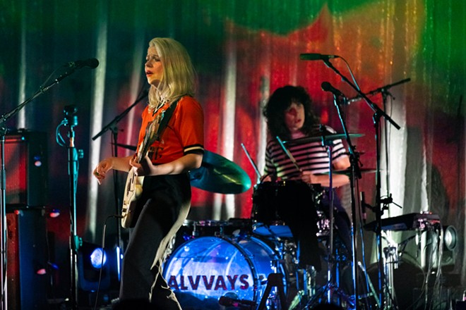 Photos of Alvvays and The Beths performing at The Knitting Factory on August 21, 2024