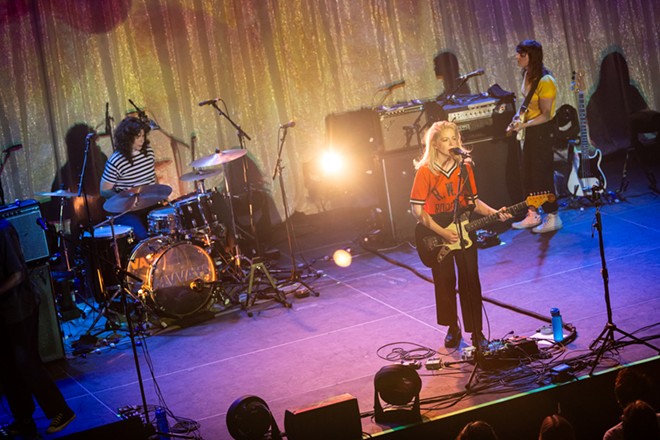 Photos of Alvvays and The Beths performing at The Knitting Factory on August 21, 2024