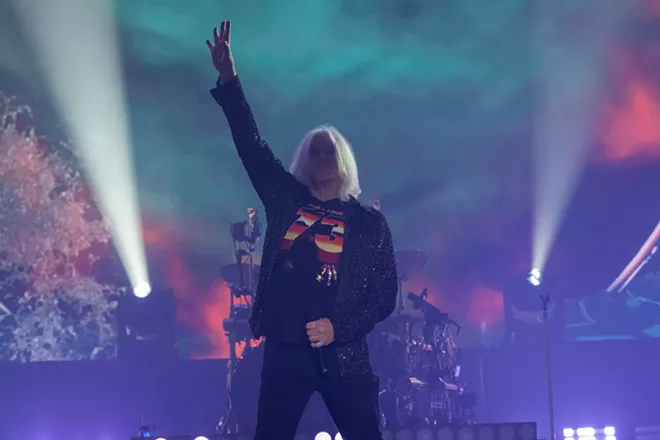 Image: Photos of Def Leppard performing at the Spokane Arena on September 6, 2024
