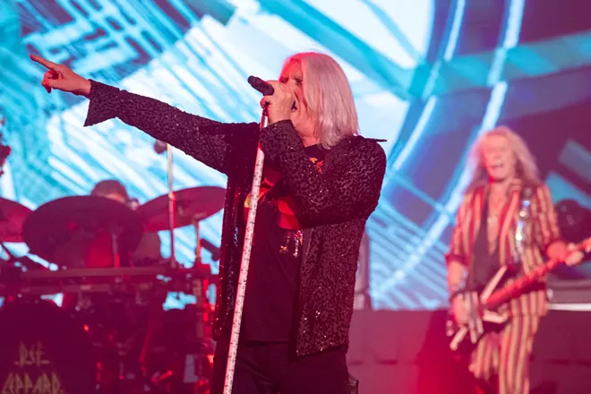 Image: Photos of Def Leppard performing at the Spokane Arena on September 6, 2024