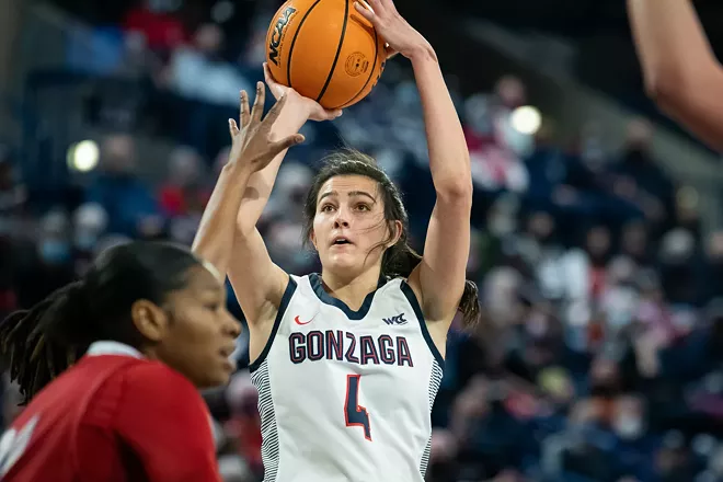 Image: Photos of Gonzaga women's senior day win over Loyola Marymount on Feb. 26, 2022