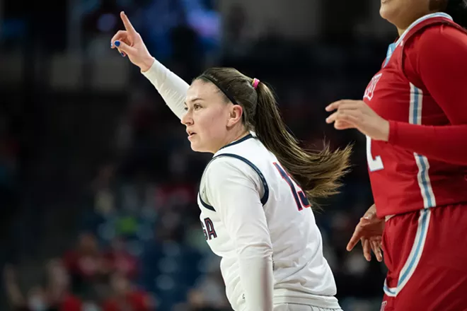 Image: Photos of Gonzaga women's senior day win over Loyola Marymount on Feb. 26, 2022