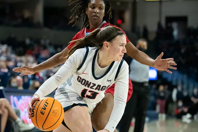 Image: Photos of Gonzaga women's senior day win over Loyola Marymount on Feb. 26, 2022