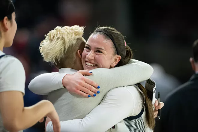 Image: Photos of Gonzaga women's senior day win over Loyola Marymount on Feb. 26, 2022