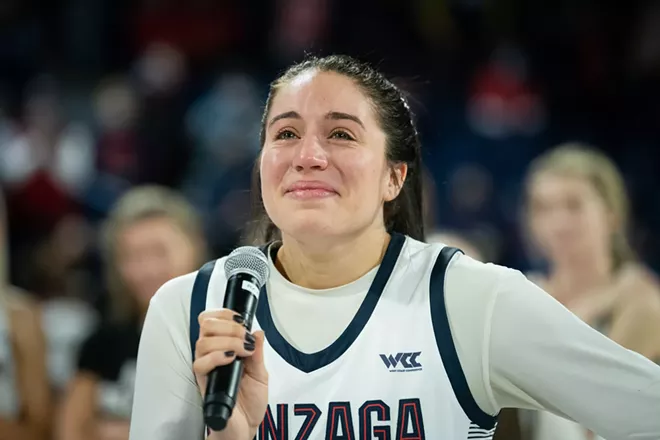 Image: Photos of Gonzaga women's senior day win over Loyola Marymount on Feb. 26, 2022