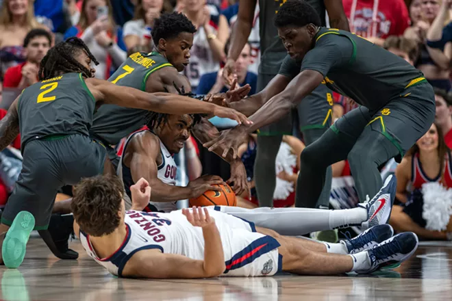 Image: Photos of Gonzaga's 101-63 win over Baylor at the Spokane Arena on Monday, November 4, 2024