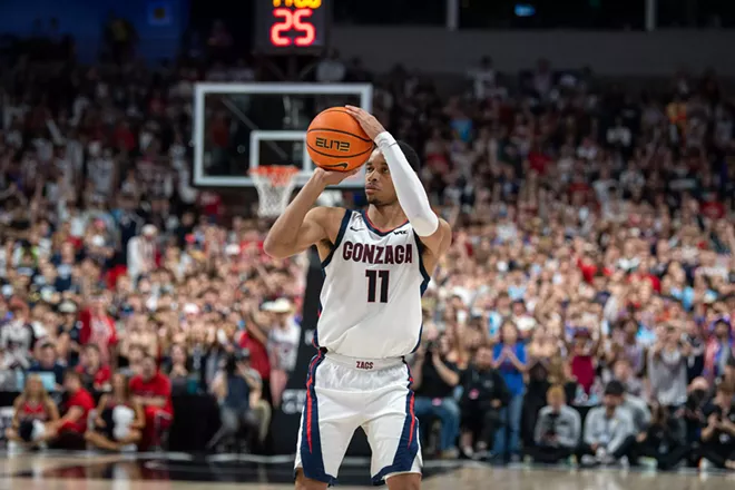 Image: Photos of Gonzaga's 101-63 win over Baylor at the Spokane Arena on Monday, November 4, 2024