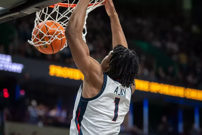 Image: Photos of Gonzaga's 101-63 win over Baylor at the Spokane Arena on Monday, November 4, 2024