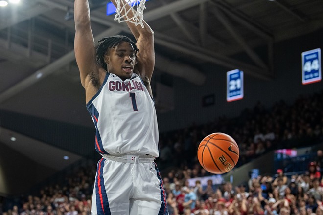 Image: Photos of Gonzaga's 109-52 exhibition win over Warner Pacific University on Wednesday, October 30, 2024