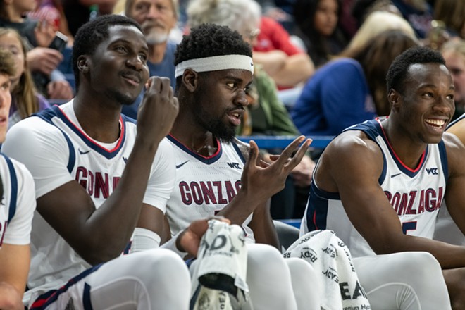 Image: Photos of Gonzaga's 109-52 exhibition win over Warner Pacific University on Wednesday, October 30, 2024