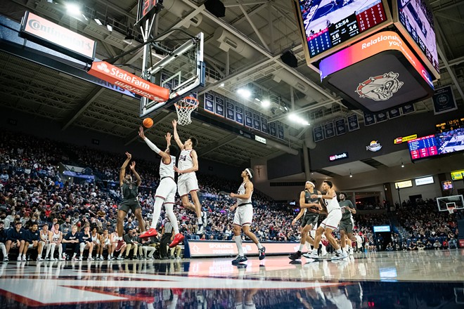 Image: Photos of Gonzaga's 81-69 win over Santa Clara on Feb. 19, 2022