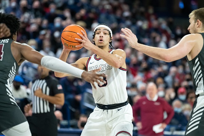 Image: Photos of Gonzaga's 81-69 win over Santa Clara on Feb. 19, 2022