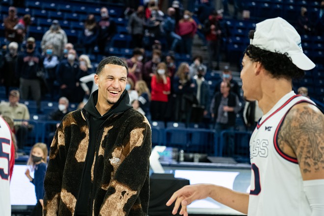 Image: Photos of Gonzaga's 81-69 win over Santa Clara on Feb. 19, 2022