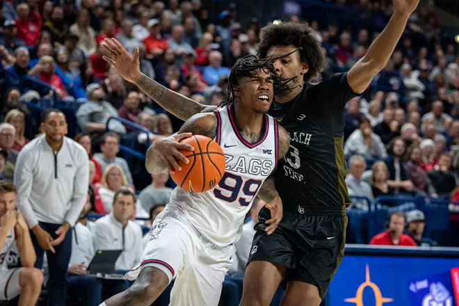 Image: Photos of Gonzaga's 84-41 win over Long Beach State on Wednesday, November 20, 2024
