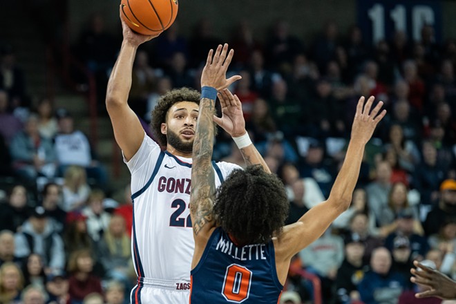 Photos Of Gonzaga S 86 60 Win Over Pepperdine At The Spokane Arena On   Gonzagambb Vs Pepperdine Jan 2024 5 