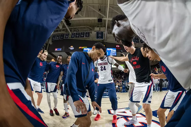 Image: Photos of Gonzaga's 88-75 win over Washington State on Saturday, January 11, 2025