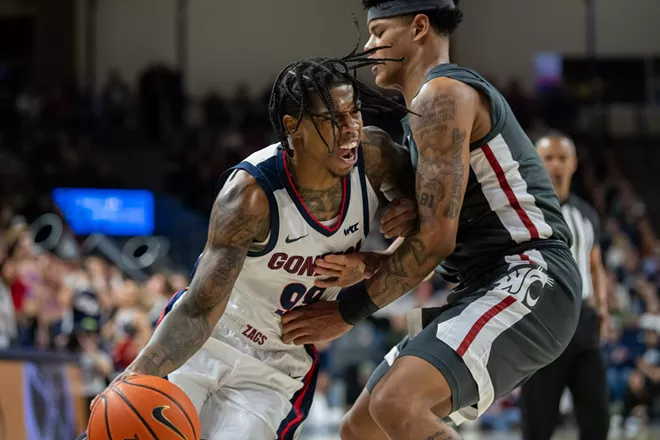 Image: Photos of Gonzaga's 88-75 win over Washington State on Saturday, January 11, 2025