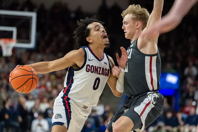 Image: Photos of Gonzaga's 88-75 win over Washington State on Saturday, January 11, 2025