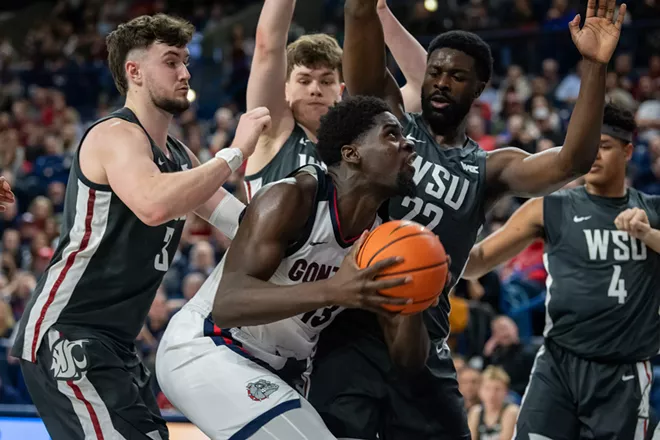 Image: Photos of Gonzaga's 88-75 win over Washington State on Saturday, January 11, 2025