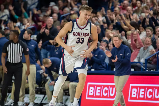 Image: Photos of Gonzaga's 88-75 win over Washington State on Saturday, January 11, 2025