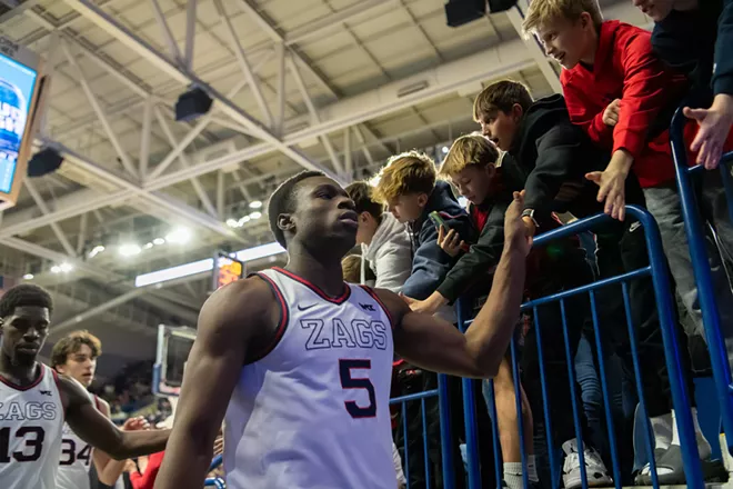 Image: Photos of Gonzaga's 93-80 win over San Diego on Wednesday, January 8, 2025