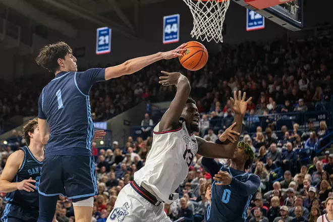 Image: Photos of Gonzaga's 93-80 win over San Diego on Wednesday, January 8, 2025