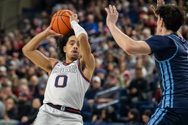 Image: Photos of Gonzaga's 93-80 win over San Diego on Wednesday, January 8, 2025