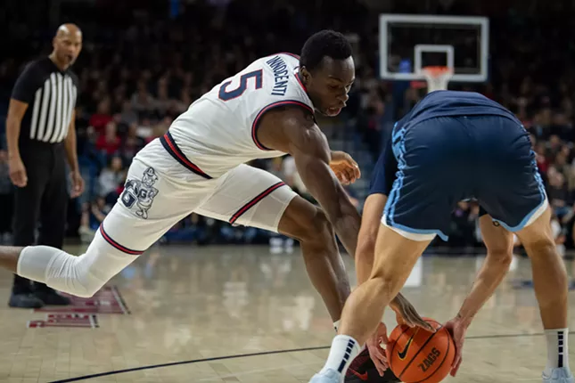Image: Photos of Gonzaga's 93-80 win over San Diego on Wednesday, January 8, 2025