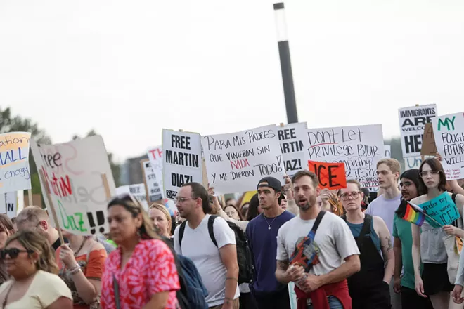 Image: Photos of the ICE protest in Spokane on Wednesday, June 11 2025