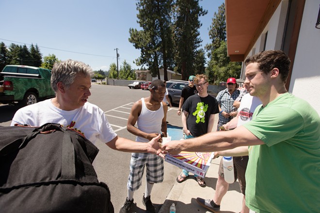 Scenes from the first day of legal recreational marijuana in Spokane