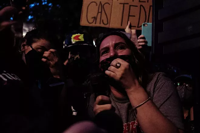 Image: Portland Unrest: Police and federal agents clash with protesters