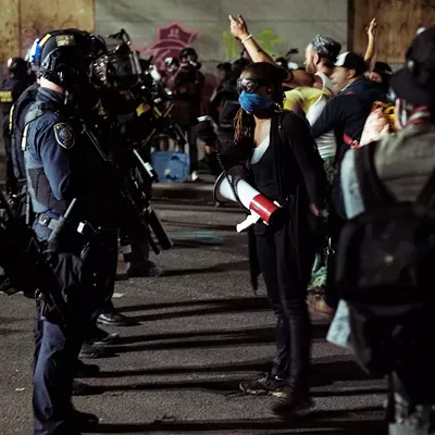 Image: Portland Unrest: Police and federal agents clash with protesters