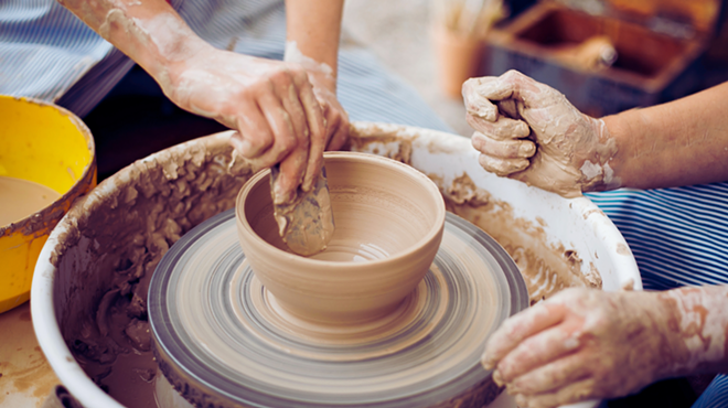 Image: Pottery Night: Wheel Throwing Experience