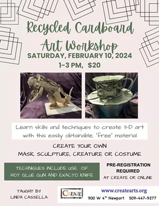 Image: Recycled Cardboard Art Workshop