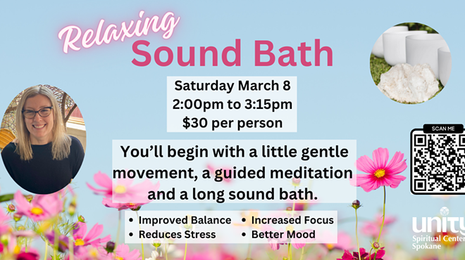 Image: Relaxing Sound Bath with Crystal Bowls