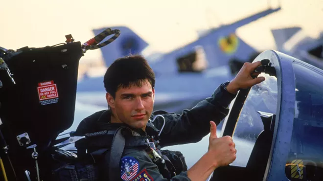 Image: Returning to original childhood aerial thrills Tom Cruise delivered in the original Top Gun