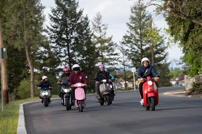 Image: Ride along with the Mild Riders — Spokane's local 'scooter gang'