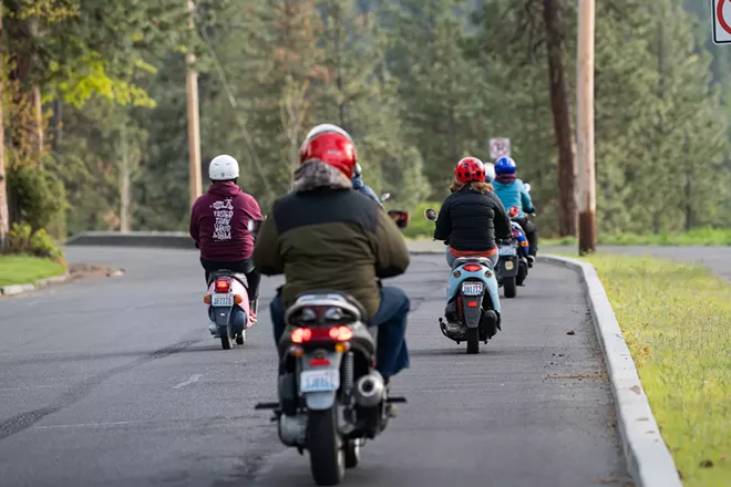 Image: Ride along with the Mild Riders — Spokane's local 'scooter gang'