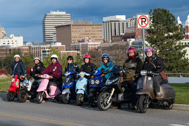 Image: Ride along with the Mild Riders — Spokane's local 'scooter gang'