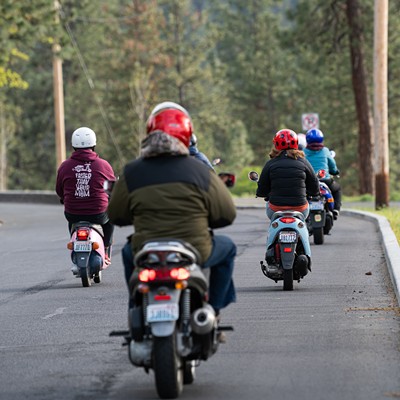 Image: Ride along with the Mild Riders — Spokane's local 'scooter gang'