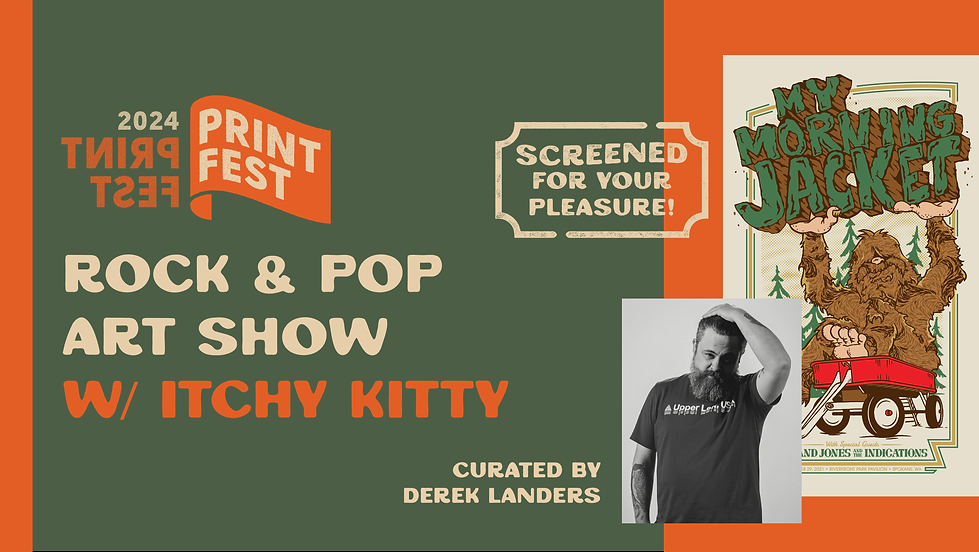 Rock & Pop Art Show with Itchy Kitty