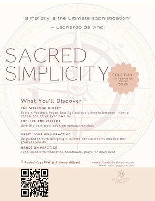 Image: Sacred Simplicity