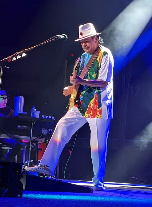 Santana brought his "Blessings and Miracles Tour" to Spokane Arena April 3