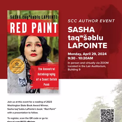 Image: Sasha taqwšəblu LaPointe Author Visit and Reading