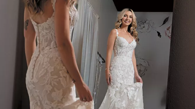 Image: Local bridal shops make both classic and trendy dresses available for Inland Northwest brides