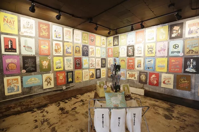Image: Scenes from Chris Bovey's Vintage Print + Neon