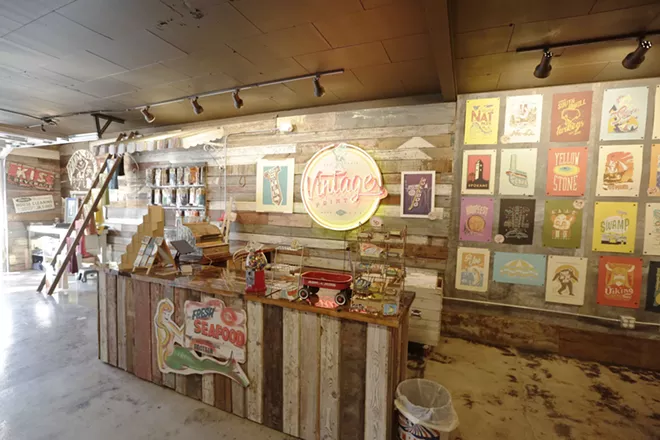 Image: Scenes from Chris Bovey's Vintage Print + Neon